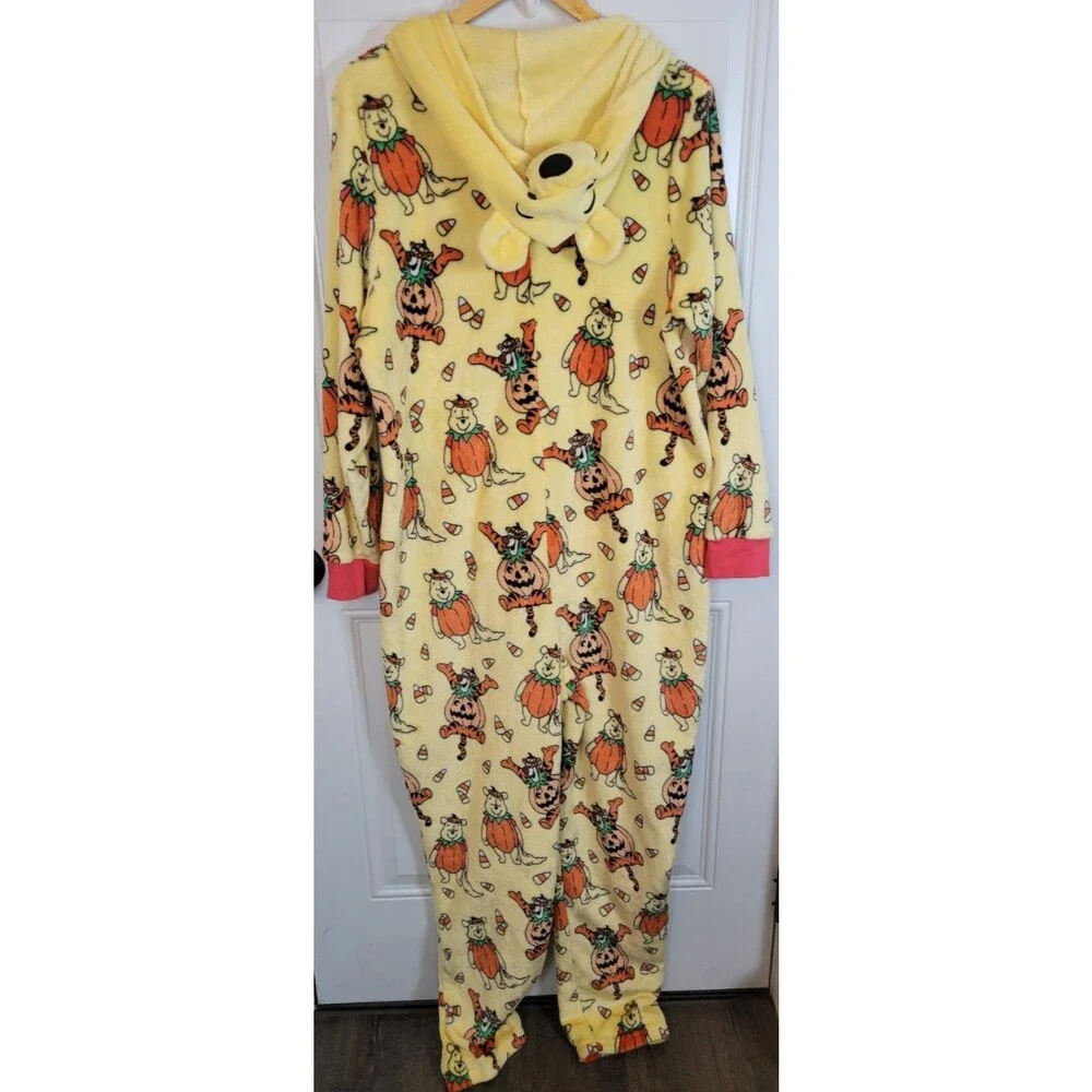 Disney Winnie the Pooh Womens Halloween One Piece Pajamas Size XXL